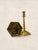 Metal Antique English Edwardian Brass Hexagonal Candlestick Holders For Sale - Image 7 of 18