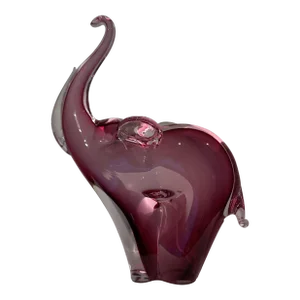 Pink Murano Glass Elephant