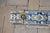 Baroque 17th Century Portuguese Floral Border Tiles Set of 10 Blue, Yellow & White Antique For Sale - Image 3 of 12