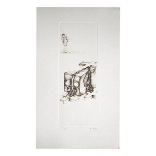 Fred Deux, Grey 1, 1978, Engraving For Sale