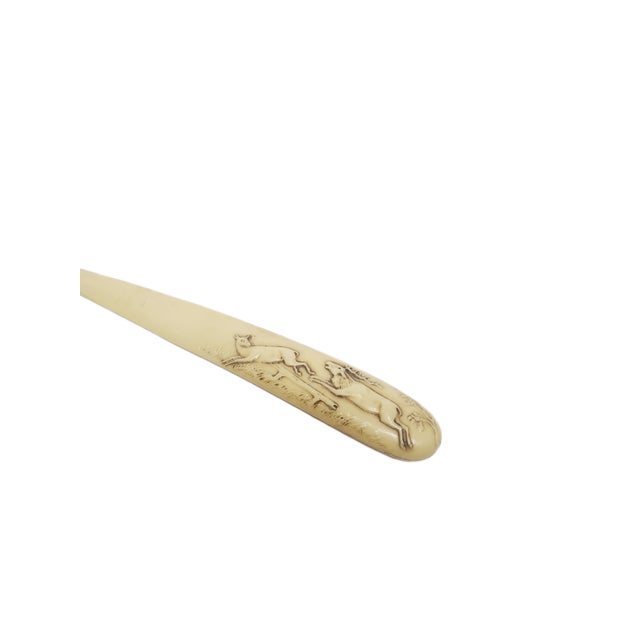Art Nouveau Style Figurative Letters Knife, Poland, 1900s For Sale - Image 6 of 8