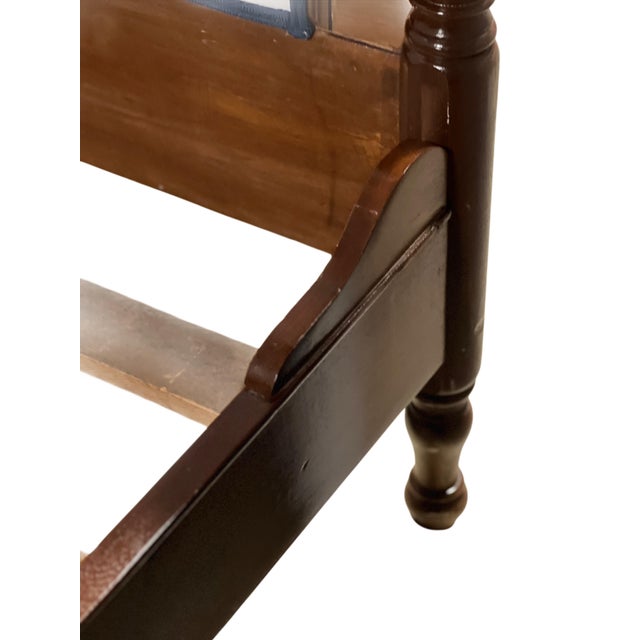 French Upholstered Bed in Serena & Lily For Sale - Image 6 of 12