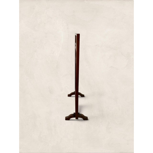 Antique English Oak Carved Firescreen For Sale - Image 4 of 4