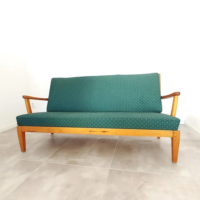 Stugan Sofa by Carl Malmsten for OH Sjögren, 1960s, in Very Good conditions. Designed 1950 to 1959 I have official proof...