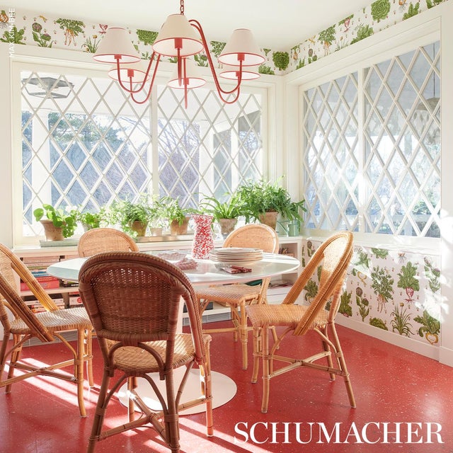 SAMPLE - Schumacher Green Grocer Wallpaper In Multi For Sale In New York - Image 6 of 7