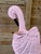 Pink Monumental Vintage Pink Wicker Flamingo Planter or Decorative Sculpture For Sale - Image 8 of 11