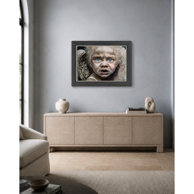 “A Question of Grace” is an original, one-of-a-kind oil painting on canvas by contemporary artist Loki Vanguard. A tightly...