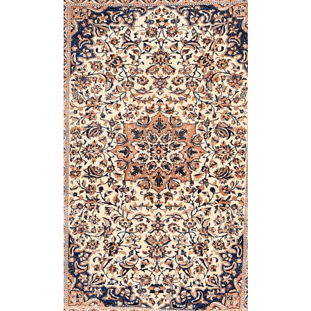 Traditional Vintage Nain Rug 3'9'' X 5'6'' For Sale - Image 3 of 3
