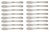Antique Silver Plate Knife Set from John Gough, Birmingham, 1870s, Set of 61 For Sale - Image 3 of 6