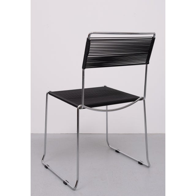 Vintage Italian Spaghetti Chairs by Giandomenico Belotti for Allias, 1980s, Set of 6 For Sale - Image 11 of 17