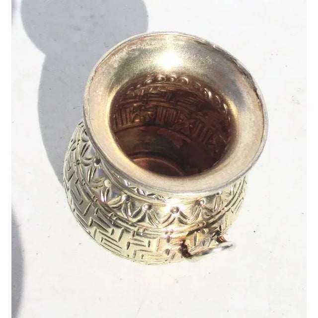 Zolotas Minature Silver Ancient Vase For Sale - Image 4 of 7