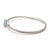 Modern David Yurman 2.53ctw Blue Topaz & Diamond Tension Bracelet, Sterling Silver For Sale - Image 3 of 6