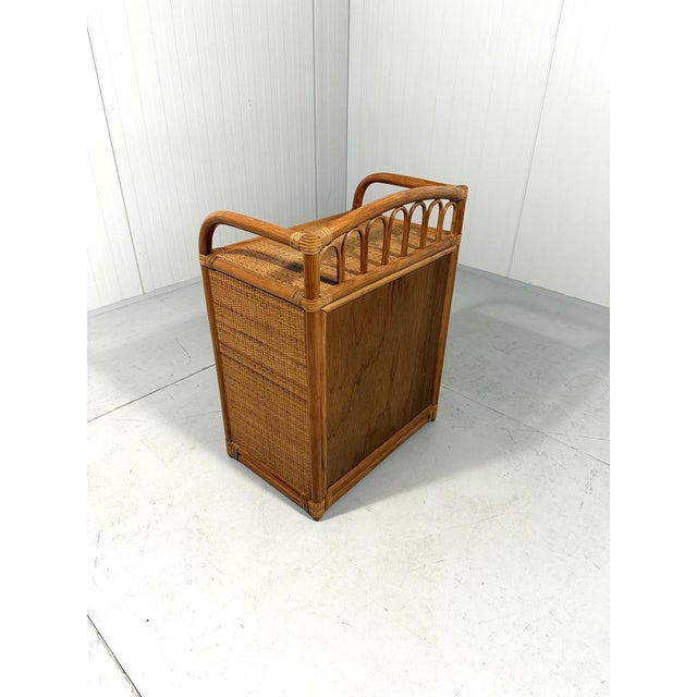 Boho Chic Rattan Chest of Drawers, 1980s For Sale - Image 3 of 14