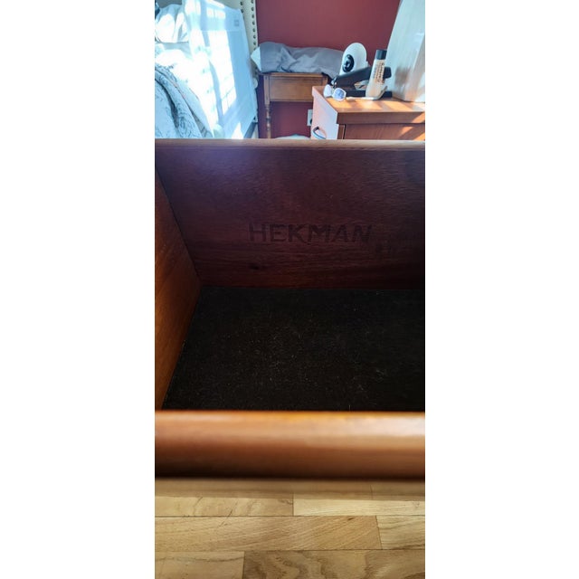 Beautiful Hekman Mahoghany Desk For Sale - Image 9 of 9