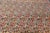 Vintage Persian Qum Area Rug, Hand-Knotted Wool, Allover Paisley Pattern, 5x8, Camel & Red For Sale - Image 9 of 14