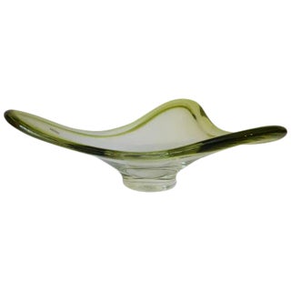 Mid Century Chalet Canada Glass Centerpiece For Sale