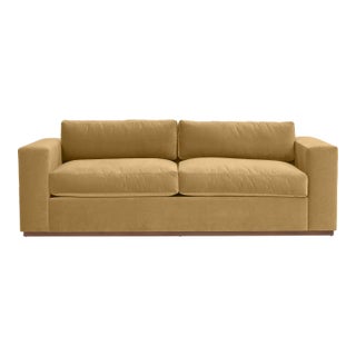 Lincoln Sofa, Acorn Performance Velvet For Sale
