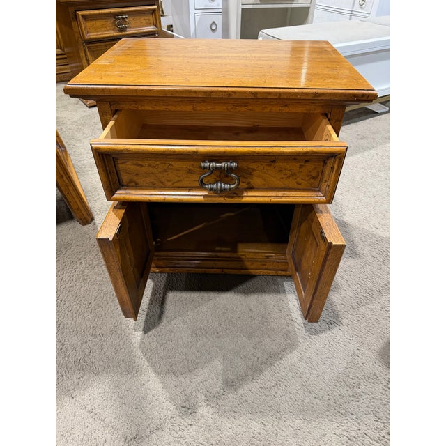 Late 20th Century Late 20th Century Drexel Heritage Spanish Revival "Velero" Nightstand For Sale - Image 5 of 6