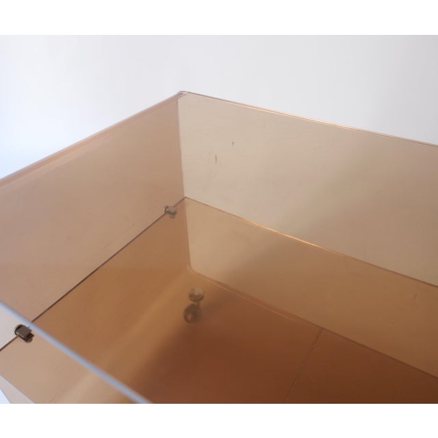Brown Side Table from Michel Dumas, 1970 For Sale - Image 8 of 10