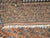 19th Century Turkmen Yomut Area Rug in Allover Geometric Pattern in Dark Red, Brown, French Blue For Sale - Image 4 of 18