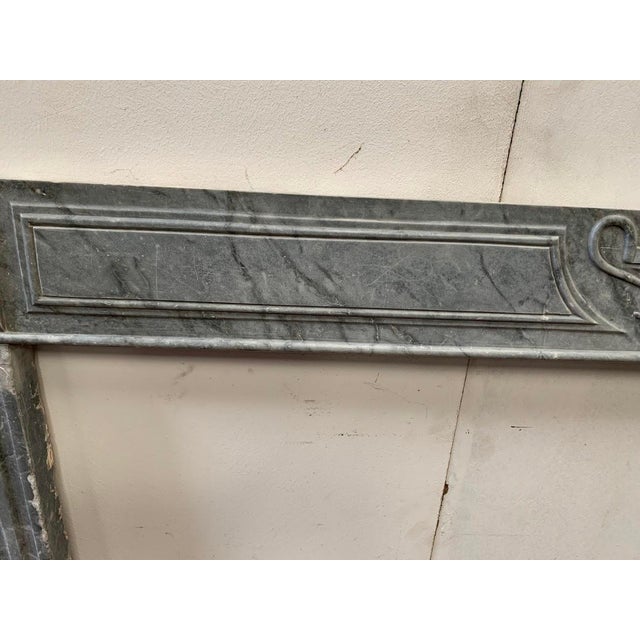 Louis XVI Style Marble Fireplace Mantel, 1700s For Sale - Image 5 of 8