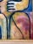Red "Woman with Roses" 2023 by Noted Palm Springs Artist Shawn Savage For Sale - Image 8 of 12