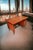Desk in Veneered Wood, Metal with Leather Finish, 1950s For Sale - Image 4 of 4