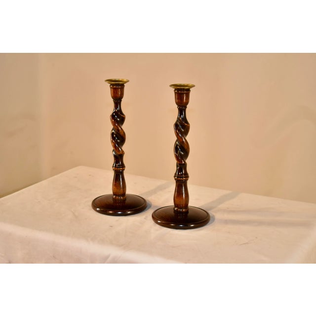 Pair of Late 19th Century Candlesticks For Sale In Greensboro - Image 6 of 7