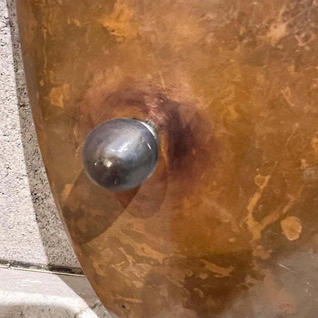 1950s Los Castillo Decorative Bronze Fish Shaped Bowl Taxco Mexico For Sale - Image 10 of 12