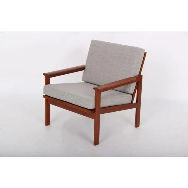 Wood Set of Armchairs by Illum Wikkelsø for Niels Eilersen, 1950s For Sale - Image 7 of 13