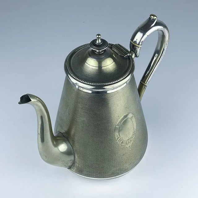 Antique silver plated coffee pot by benetfink&co, cheapside london, england. benetfink & co. It operated in london in the...