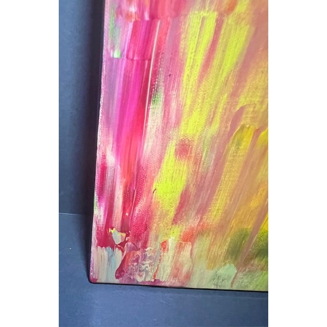 Early 21st Century Robert Cornman Original Colorful Abstract Painting, Untitled For Sale - Image 5 of 13