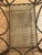 Vintage Mid-Century French Style Wrought Iron Scroll Magazine Rack For Sale - Image 9 of 10