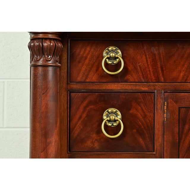 Ralph Lauren Style American Empire Flame Mahogany Master Chest of Drawers by Henredon For Sale - Image 11 of 17