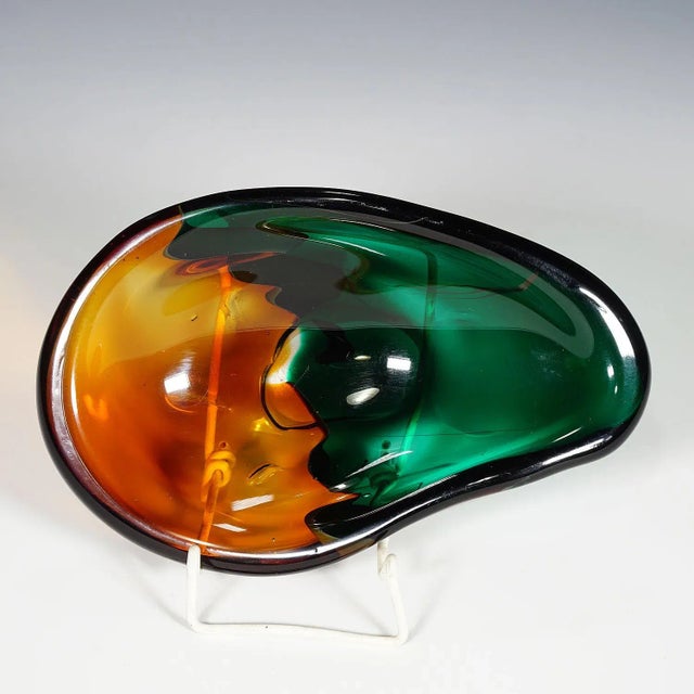 Salviati Vintage Murano Glass Bowl by Salviati & C. Ca. 1960 For Sale - Image 4 of 8