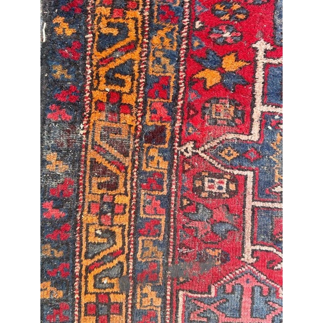 Vintage Distressed Karaje Runner, 1950s For Sale - Image 10 of 18