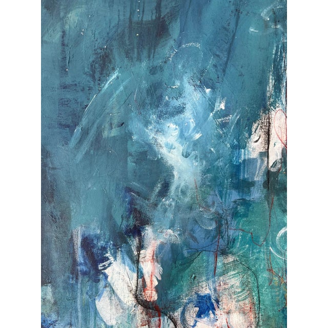 Echo Series "Still Water Reflections" Contemporary Original Abstract Acrylic Painting by Stephanie Visser For Sale In Los Angeles - Image 6 of 8