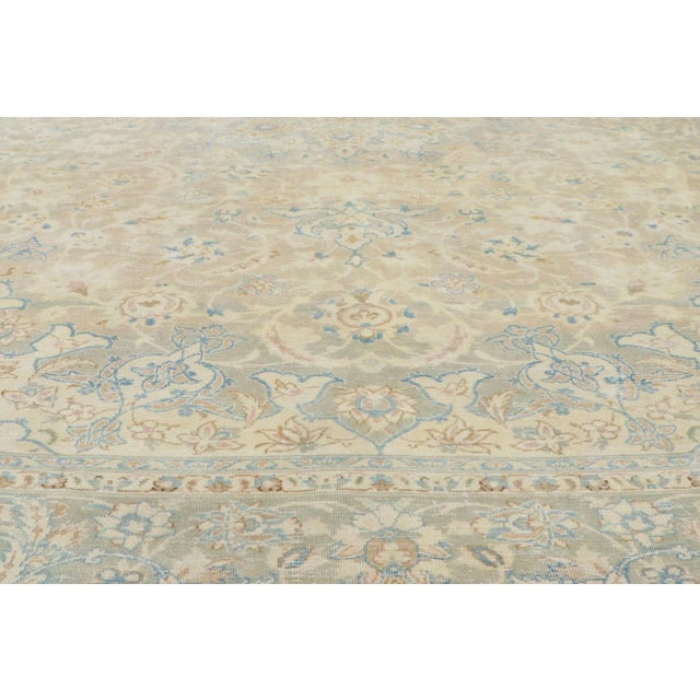 Mid 20th Century Vintage Persian Kashan Rug - 09'00 X 12'09 For Sale - Image 5 of 11