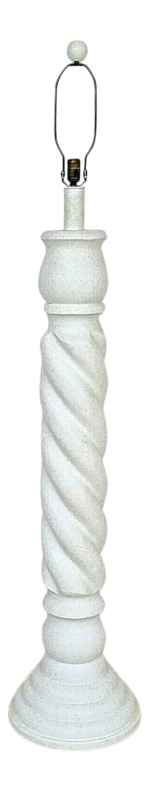 1970's Michael Taylor Style Architectural Spiral Floor Lamp