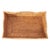 Artifacts Rattan Rectangular Scalloped Shelf Basket - Honey Brown For Sale In Houston - Image 6 of 7