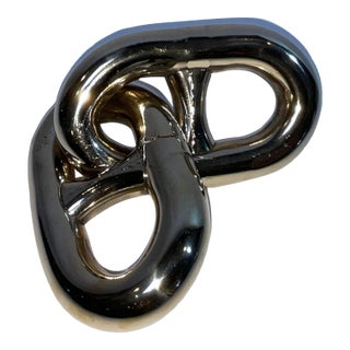 Double Link of Highly Polished Stud Link Chain For Sale