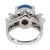 Contemporary Late 20th Century Stunning Platinum Star Sapphire Ring, Size 7.75 For Sale - Image 3 of 3
