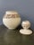 1990s Wishon-Harrell Studio Art Pottery Ceramic Lidded Vase With Appliqué Decoration For Sale - Image 9 of 11