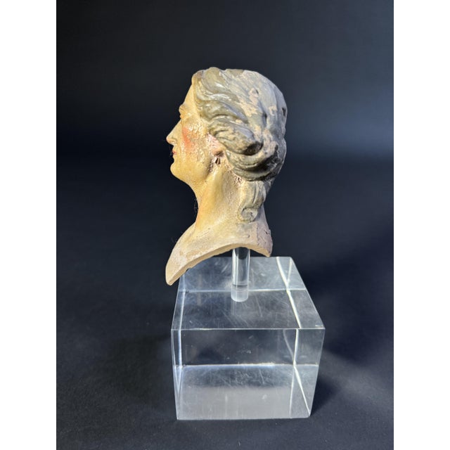 Head of a Neapolitan Nativity Scene Puppet, Late 18th Century For Sale - Image 6 of 13
