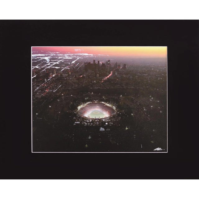 Dodger Stadium Sky High - Original Photography and Mixed Media Los Angeles City Landscape Artwork by Pete Kasprzak For Sale In Los Angeles - Image 6 of 7