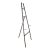 Faux Bamboo Floor Easel Display Stand Foldable Wood Easel Dark Brown Finish For Sale