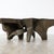 1960s Handmade Brass and Iron Brutalist Side Table For Sale - Image 4 of 5