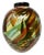Ceramic Large Vintage Peruvian Chulucanas Smoked Pottery Swan Sphere Vase For Sale - Image 7 of 12