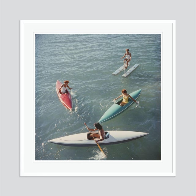 Modern Lake Tahoe Trip 1959 by Slim Aarons Framed C Print For Sale - Image 3 of 3