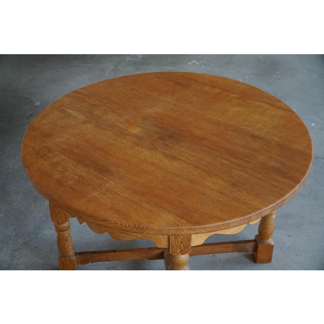 Mid-Century Danish Side Table in Oak by Henning Kjærnulf, 1960s For Sale - Image 12 of 14